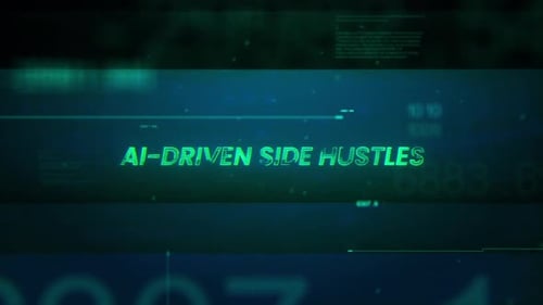 Digital Glitch Text Reveal for Technology Videos