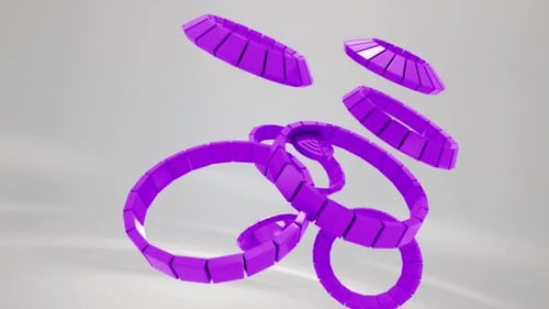 Technology Sphere Purple Background