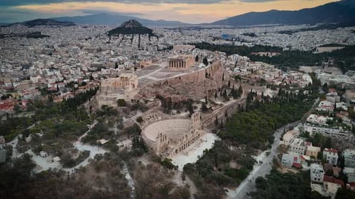 En 1400 avant notre ère, Athènes était devenue un centre puissant de la civilisation mycénienne.