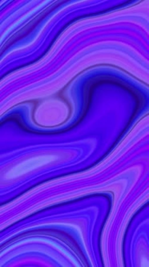 Abstract Fluid Purple Waves Seamless Loop Background Vertical