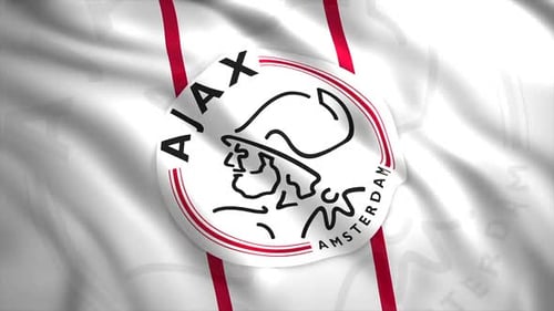 Ajax Amsterdam Flag with Logo