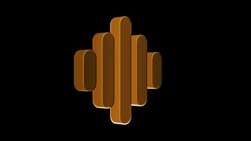Sound Waves 3d Loop Icon