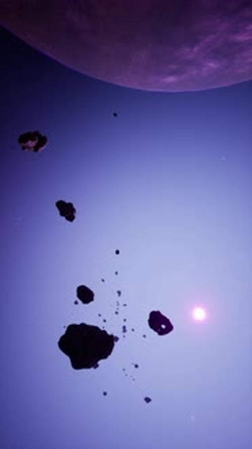 Vertical a Large Cluster of Asteroids Near an Unknown Planet