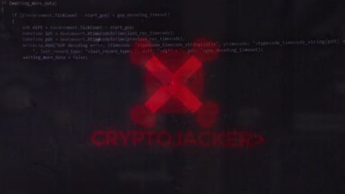 Digital Glitch Hacking Text and Logo Reveal