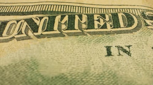 Fifty Dollars Banknotes Closeup American Currency USD Central Bank 50 Dollar Money Macro Economy