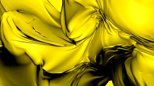 Abstract Golden Fluid Motion Background Loop