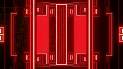 Steel Red With White Animated Background Vj Seamless Loop For Party With Bright Lines