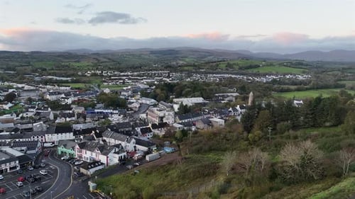 Aerial View of Donegal Town County Donegal Ireland