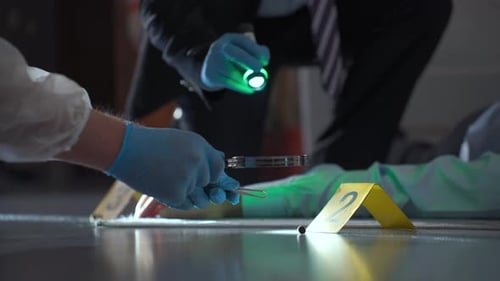 Crime Scene Investigation: Forensics Examines Evidence