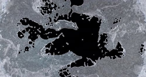 Dynamic Fluid Water Splash Transition