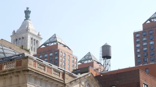 New York City Broadway Manhattan Midtown Union Square Building Architecture Rooftop Water Tower