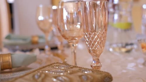 Wedding Table with Fine China and Stemware