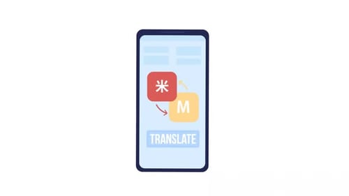 Animated Translation App Object
