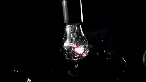 Light Bulb Breaks in Slow Motion