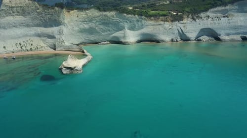 Sheer White Cliffs Of Cape Drastis Near Peroulades 15