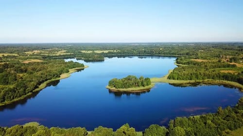 Beautiful Landscape Of Lakes In The Shumilinsky District 07