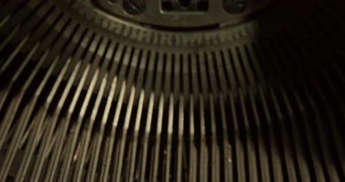 Primer plano de «El fin» mecanografiado