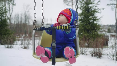 Happy Kid in the Playground