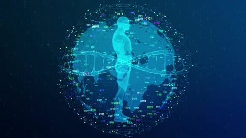 Science research technology Human DNA genetic code