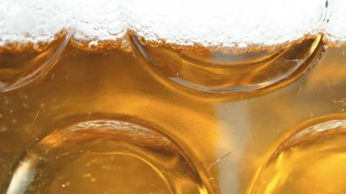 Beer Glass with Foam for St Patrick Day