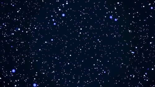 Blue Space Particle Background Abstract Glowing Star Field A