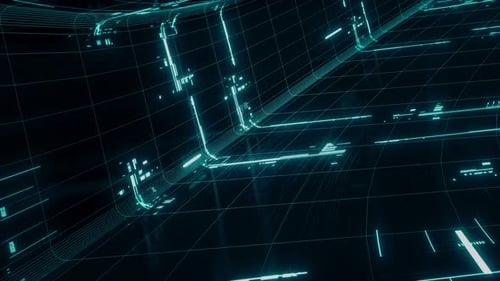 Futuristic Looped Tunnel
