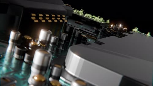 Advanced Microchip Connecting with a Motherboard
