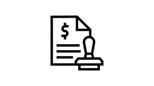 loan line icon animation