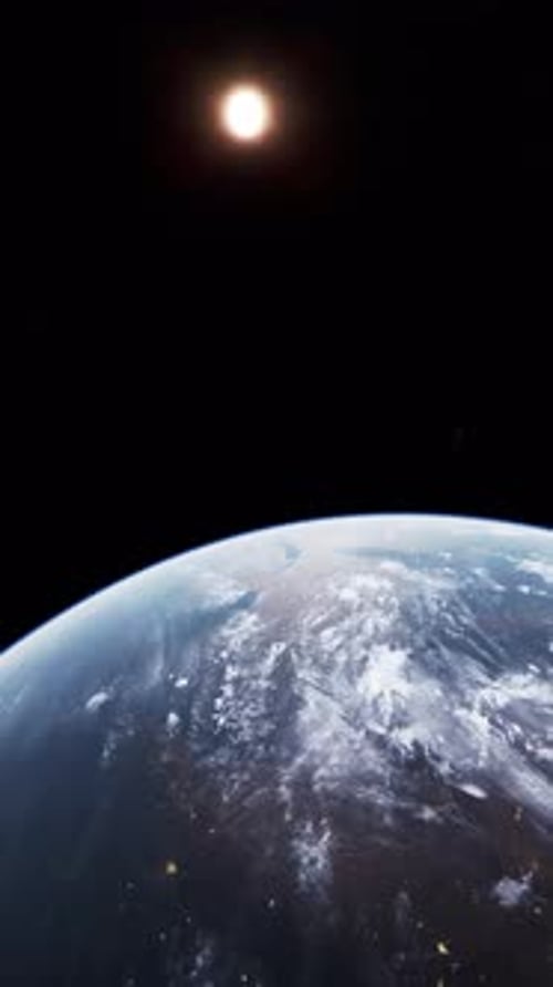 Earth View From Space Shuttle