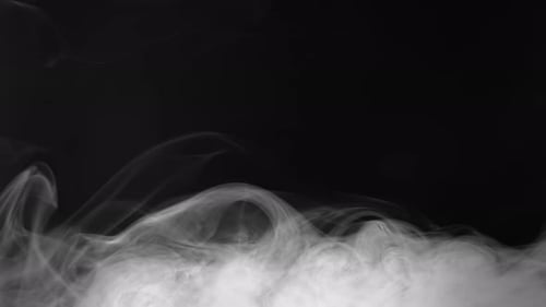 Efecto abstracto de humo, niebla y niebla, formas surrealistas arremolinadas 11