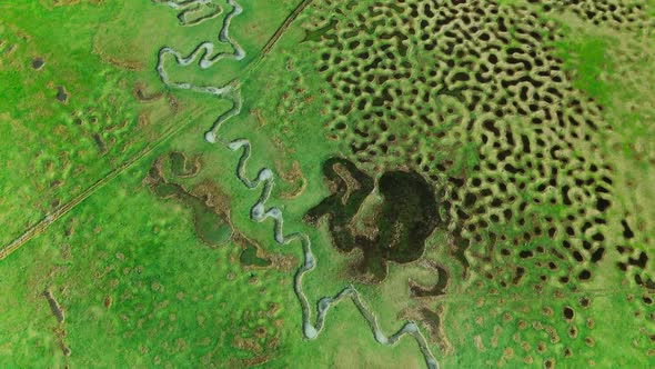 Aerial View of Serpentine Meanders, Nature Stock Footage ft. meanders ...