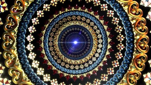 Classic Circle Ornaments Tunnel