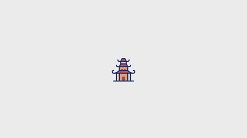 Pagoda Animated Icon