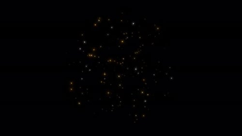 Gold sparkling glow light trail Particles Moving Award party stage stage glitter animation. stars, l