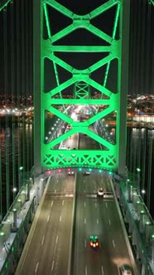 Benjamin Franklin Bridge At Philadelphia In Pennsylvania United States.