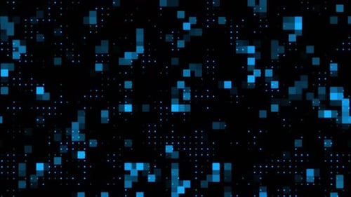 Animation Digital Information Screen Background