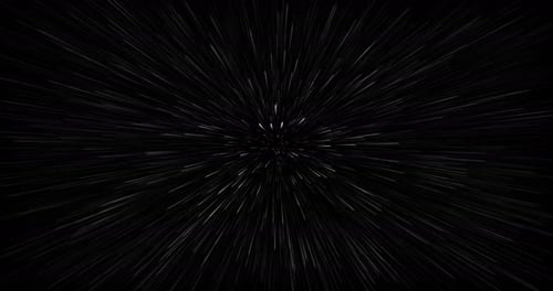 Hyperspace Jump Speed Warp Animation Loop