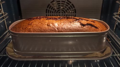 Cake Baking in the Oven