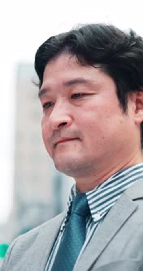 Thinking, hope and businessman in city, outdoor and planning for future, inflation and unemployment