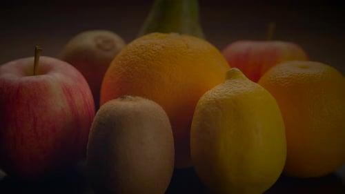 Healthy Nutrition Fruits with Vitamins and Antioxidants