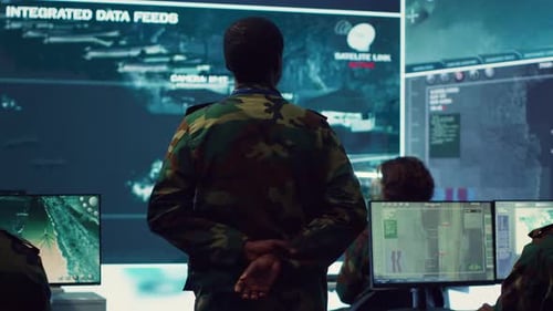 Military Personnel Monitoring Data in Operation Center