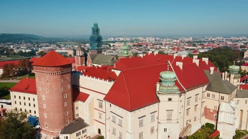 Wawel royal Castle in Krakow, Poland