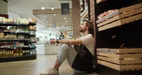 Journey of Exhaustion A Glimpse Into the Daily Struggles of a Weary Supermarket Employee