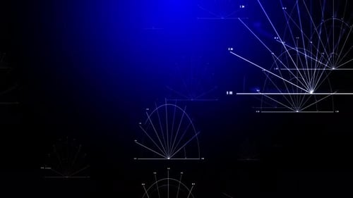 Tecnologia: laço de fundo azul