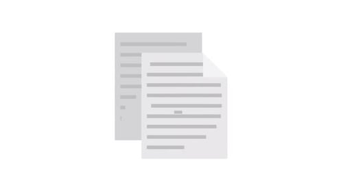 Flat Design Animation of Document Review and Approval
