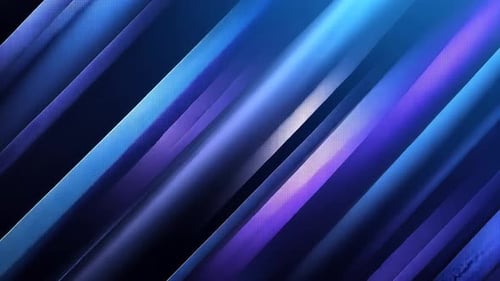 Diagonaler abstrakter Hintergrund mit leuchtenden blauen und lila Streifen