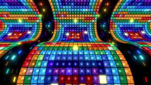 Farbiger Disco-Lichter-Hintergrund