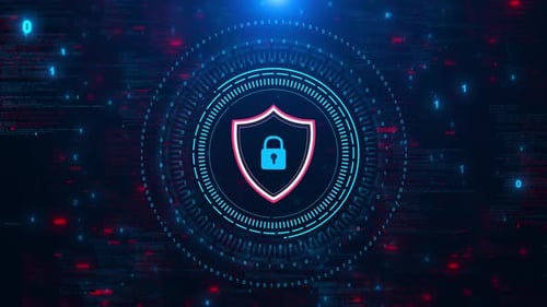 3D Security Cybersecurity Finance Technology Encryption Digital Artificial Intelligence VPN Virtual