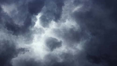 Dramatic Storm Clouds Moving Across the Sky