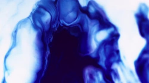 Ink Splash Wavy Paint Dissolution Contrasting Dye